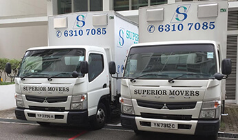Lorry transportation ready to be deployed